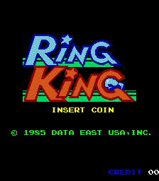 Ring King (US set 1) Title Screen